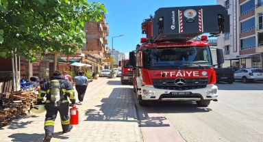 Samsun'da fırın bacasında çıkan yangın söndürüldü