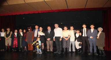 Samsun'da lise öğrencilerinin hazırladığı oyun sahnelendi