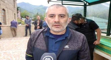 Trabzon'da başına