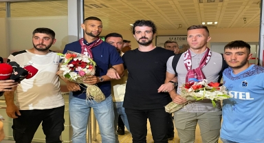 Trabzonspor'un transfer görüşmesi yaptığı Orsic ile Joaquin Fernandez, Trabzon'a geldi