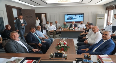 AK Parti Çorum Milletvekili Ahlatcı'dan Osmancık Belediye Başkanı Gelgör'e ziyaret