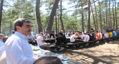 Amasya'nın başarılı sporcuları piknikte buluştu