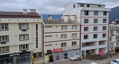 Artvin'de çatıda mahsur kalan köpeği itfaiye ekipleri kurtardı