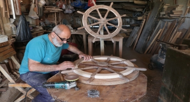Baba yadigarı atölyesinde 15 yıldır