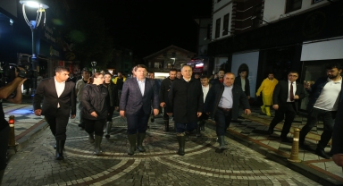 Bakanlar Tunç ve Yerlikaya, selden etkilenen Bartın'da incelemelerde bulundu
