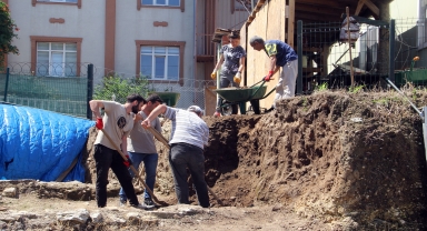 Binlerce yıllık mozaikler bulunan Balatlar Yapı Topluluğu'nda yeni sezon kazısı başladı