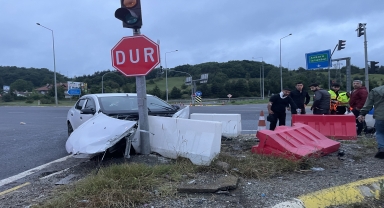 Bolu'da tırla otomobilin çarpışması sonucu 6 kişi yaralandı