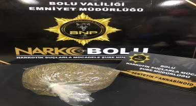 Bolu'da uyuşturucuyla yakalanan yolcu tutuklandı