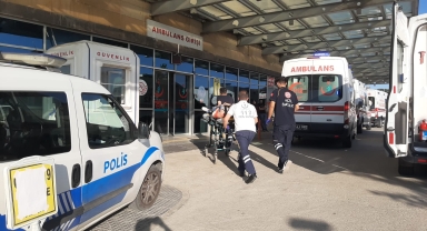 Çorum’da halk otobüsünden düşen kişi yaralandı