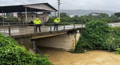 Düzce Cumayeri ilçesinde sel nedeniyle içme suyunda sıkıntı yaşanıyor