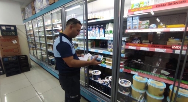 Gerze'de fırın ve zincir marketlerde denetim yapıldı