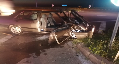 Giresun'da iki otomobilin çarpışması sonucu 7 kişi yaralandı