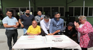 Havza Bakım Rehabilitasyon ve Aile Danışma Merkezi'nde pastalı kutlama