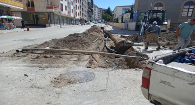 İskilip'te içme suyu ishale hattı yenileniyor