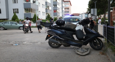 Kastamonu'da otomobille çarpışan motosikletin sürücüsü yaralandı