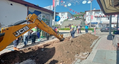 Küre'de doğal gaz çalışmaları devam ediyor