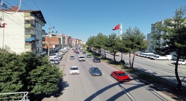 Samsun'da bayram tatili dönüşü trafik yoğunluğu yaşanıyor