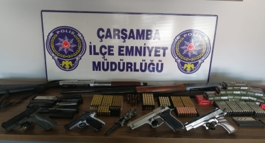 Samsun’da silah kaçakçılığı operasyonunda 6 zanlı yakalandı