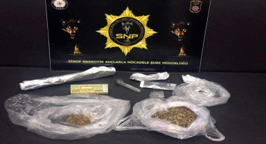 Sinop'ta uyuşturucu operasyonunda bir kişi yakalandı