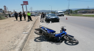 Tokat'ta otomobille çarpışan motosikletin sürücüsü öldü