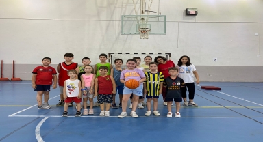 Bafra'da yaz spor okullarında 150 öğrenci eğitim görüyor