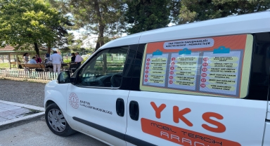Bartın'da sel mağduru üniversite adaylarına