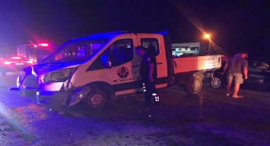 Bayburt'taki trafik kazasında 9 kişi yaralandı