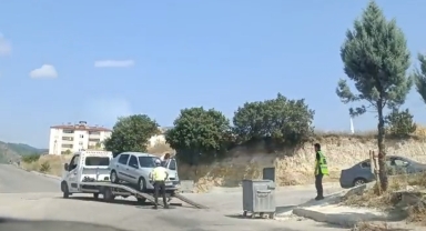 Karabük'te iki otomobilin çarpıştığı kazada 1 kişi yaralandı
