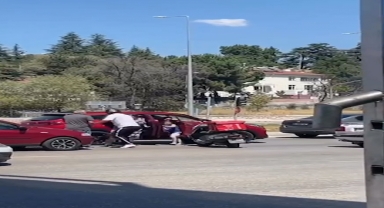 Karabük'te trafikte