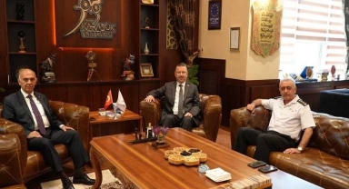 Karabük Üniversitesi Rektörü Kırışık'a tebrik ziyaretleri