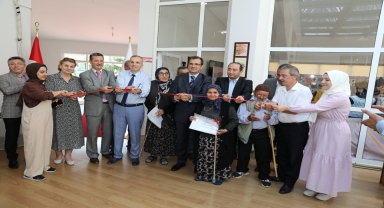 Merzifon'da huzurevi sakinleri sergi açtı