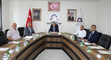 Merzifon'da OSB Yönetim Kurulu toplantısı yapıldı