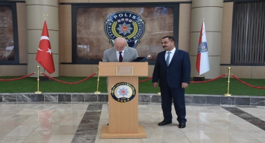 OMÜ Rektörü Ünal, İl Emniyet Müdürü Ahmet Arıbaş'ı ziyaret etti