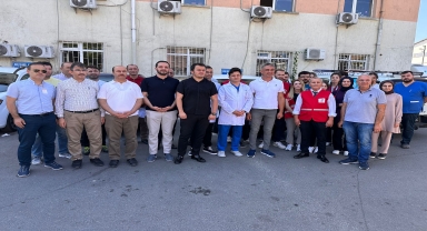 Ordu'da azalan kan stokları nedeniyle düzenlenen bağış kampanyasına sağlıkçılardan destek