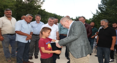 Samsun Büyükşehir Belediye Başkanı Demir Havza'da incelemelerde bulundu