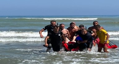 Samsun'da 5 kişi boğulma tehlikesi geçirdi