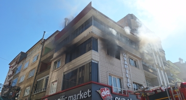 Samsun'da çıkan ev yangını söndürüldü