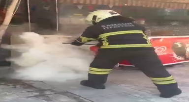 Samsun'da elektrik trafosunda patlama yaşandı