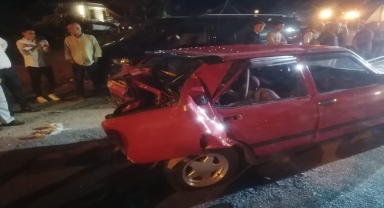 Samsun'da otomobille tırın çarpışması sonucu 4 kişi yaralandı