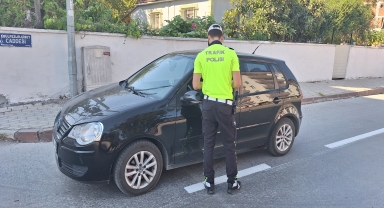 Samsun'da trafik ekipleri 'kırmızı ışık' denetimi yaptı