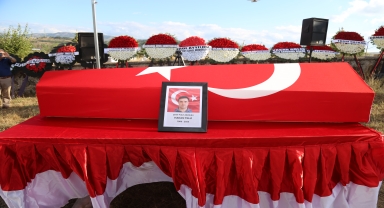 Şehit Polis Memuru Telli, Tokat'ta son yolculuğuna uğurlandı