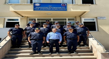 Sinop Vali Yardımcısı Deniz, Saraydüzü'nde jandarma personelini ziyaret etti