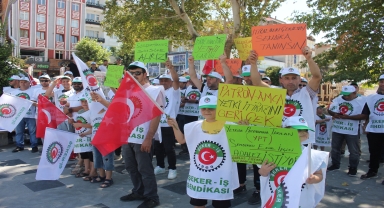 Suluova'da işçilerden