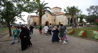 Trabzon'un turist sayısı geçen yılın 7 ayına göre yüzde 43 arttı