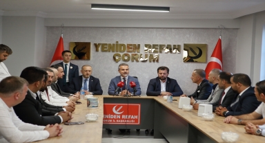 Yeniden Refah Partili Kılıç, Çorum'da seçim startı verdi: