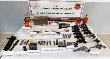 Zonguldak'ta kaçak kazı yapan 6 şüpheli yakalandı