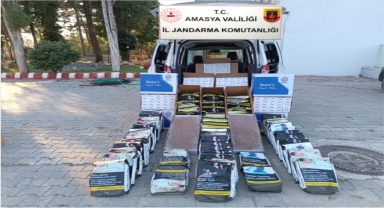Amasya'da 90 bin makaron ele geçirildi
