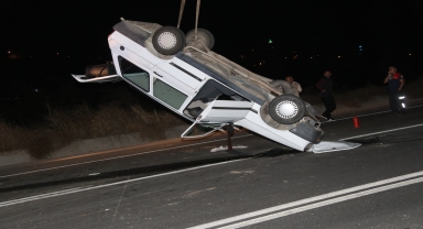 Amasya'da iki otomobilin çarpıştığı kazada 2 kişi yaralandı