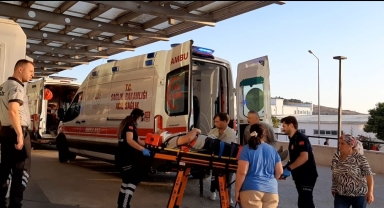 Çorum'da devrilen traktörün sürücüsü yaralandı