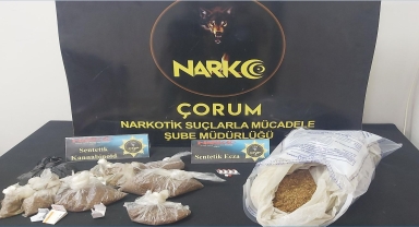 Çorum'da uyuşturucu operasyonunda 2 şüpheli tutuklandı